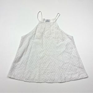 Women’s Zara Trafulac Sleeveless Embroidered Tank Top Shirt Size Medium